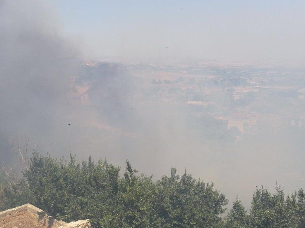 Immagine articolo: Ancora fuoco a Salemi. Fiamme bruciano macchia mediterranea