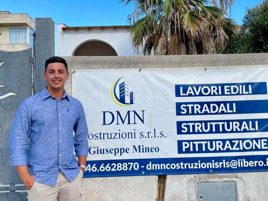 Immagine articolo: "Il lock down, il ritorno in Sicilia e a 22 anni diventa imprenditore edile sulle orme del padre". Storia di Giuseppe Mineo Immagine articolo: "Il lock down, il ritorno in Sicilia e a 22 anni diventa imprenditore edile sulle orme del padre". Storia di Giuseppe Mineo