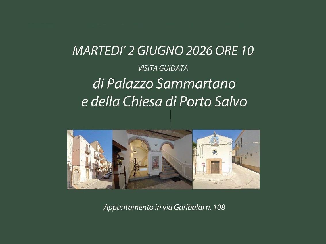 Immagine articolo: 2 giugno tra arte e storia con Castelvetrano da Scoprire, alla scoperta di Palazzo Sammartano e della chiesetta di Porto Salvo Immagine articolo: 2 giugno tra arte e storia con Castelvetrano da Scoprire, alla scoperta di Palazzo Sammartano e della chiesetta di Porto Salvo