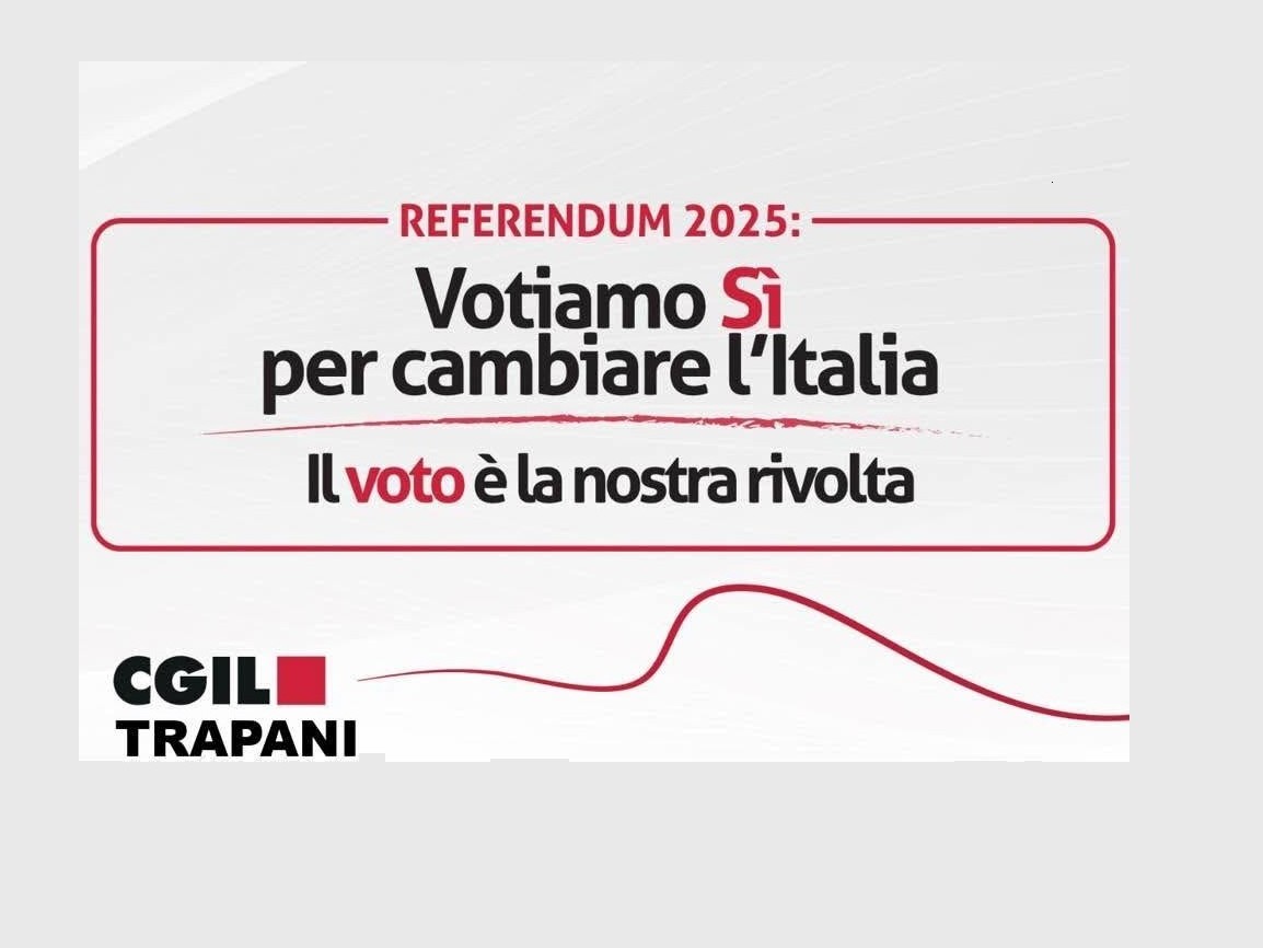 Immagine articolo: Comitato referendario di Castelvetrano in campo contro i licenziamenti illegittimi. Cgil “Votiamo Sì per cambiare l’Italia. Il volto è la nostra rivolta” Immagine articolo: Comitato referendario di Castelvetrano in campo contro i licenziamenti illegittimi. Cgil “Votiamo Sì per cambiare l’Italia. Il volto è la nostra rivolta”