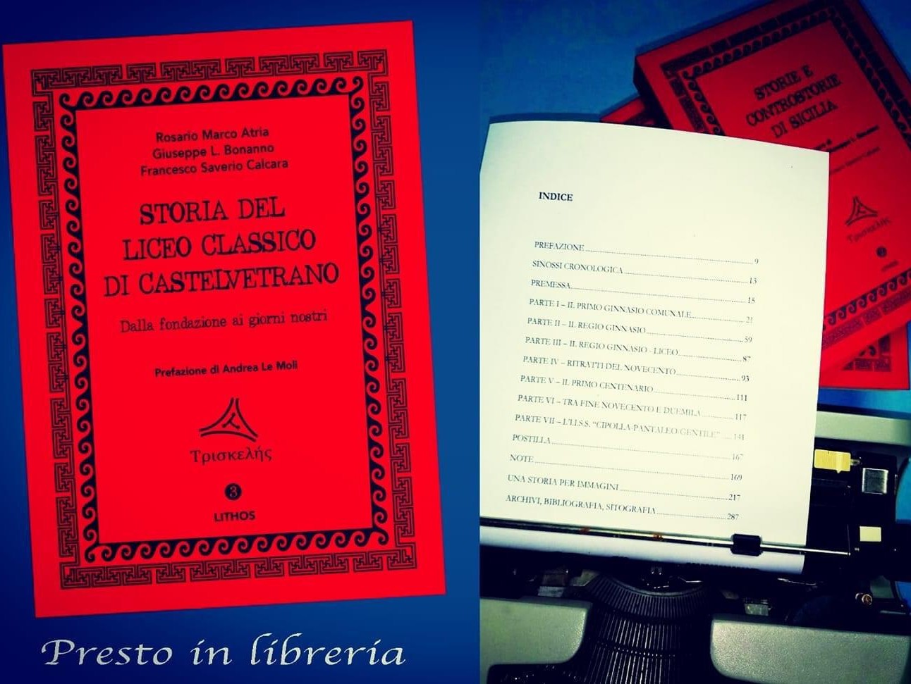 Immagine articolo: In libreria nei prossimi giorni il libro “Storia del Ginnasio - Liceo Classico di Castelvetrano”