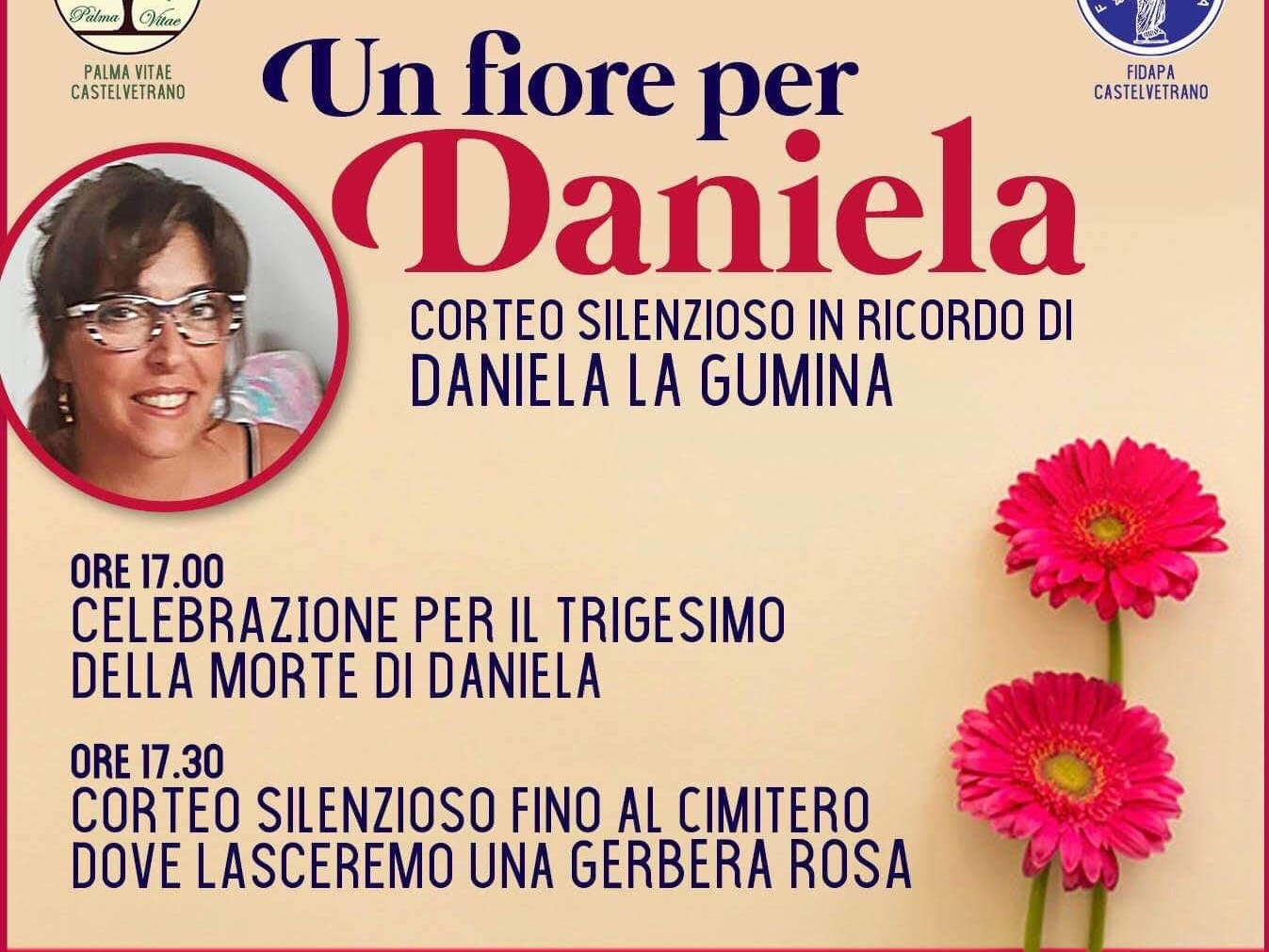 Immagine articolo: C.vetrano. Lunedì corteo in memoria di Daniela La Gumina organizzato da familiari, Palma Vitae e Fidapa