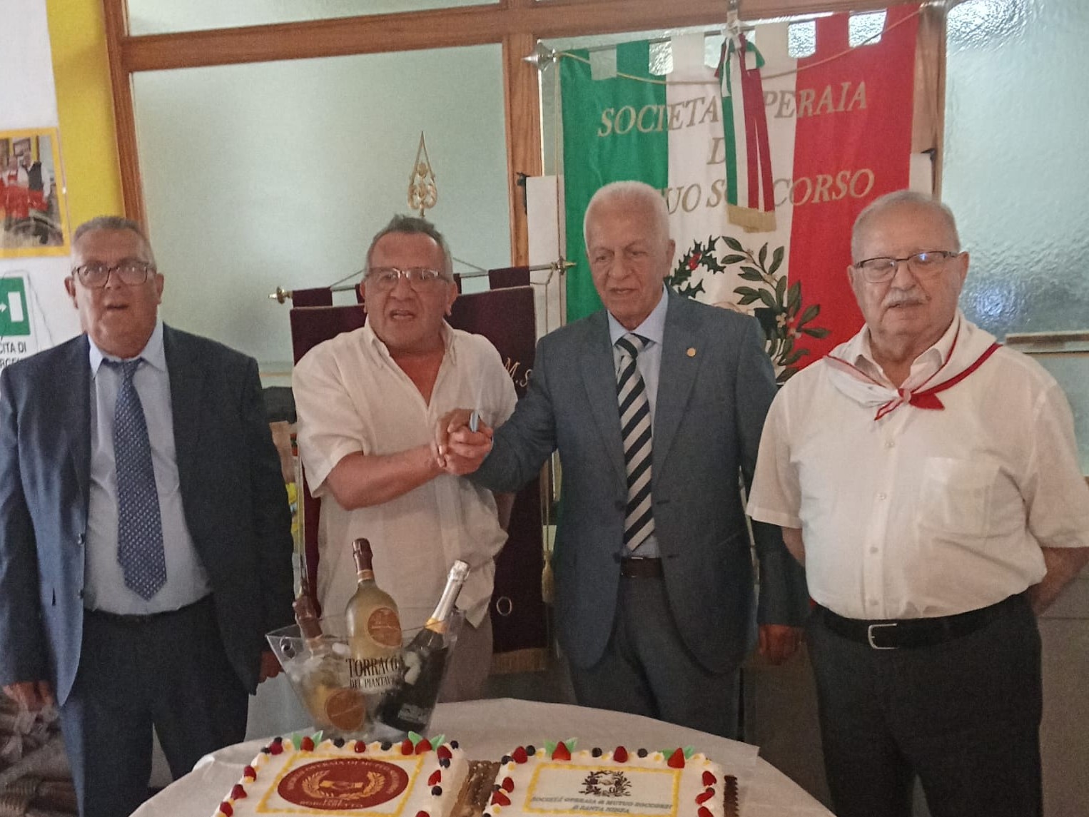 Immagine articolo: Società Operaia di Santa Ninfa celebra in Piemonte i 135 anni della SOMS di Borgaretto
