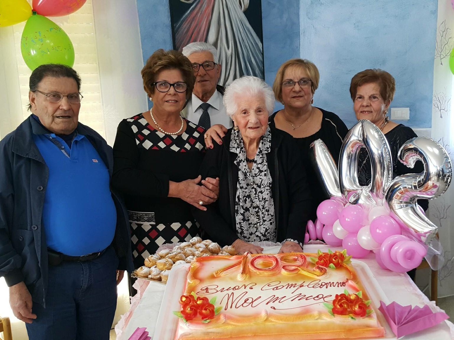 Immagine articolo: Compleanno record a Santa Margherita. Nonna Maria spegne 102 candeline