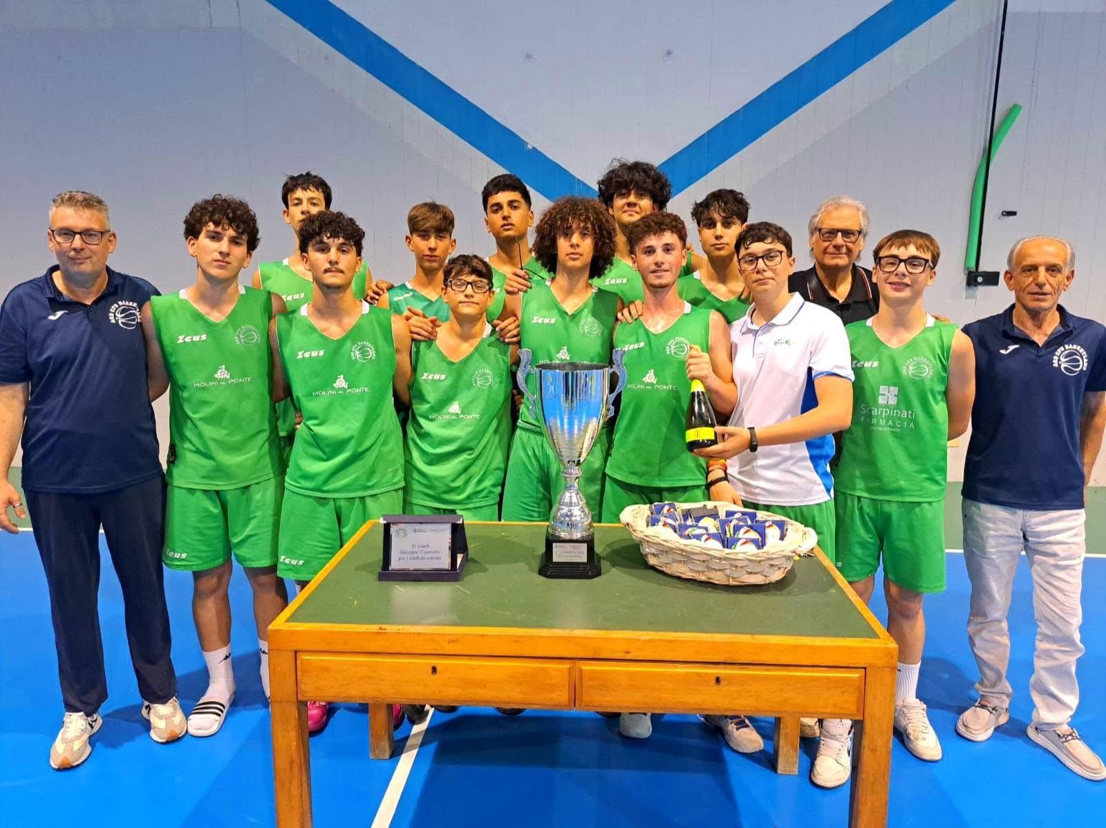 Immagine articolo: ASD CFS Basketland Castelvetrano festeggia la vittoria del campionato Under 15 Promozionale Immagine articolo: ASD CFS Basketland Castelvetrano festeggia la vittoria del campionato Under 15 Promozionale