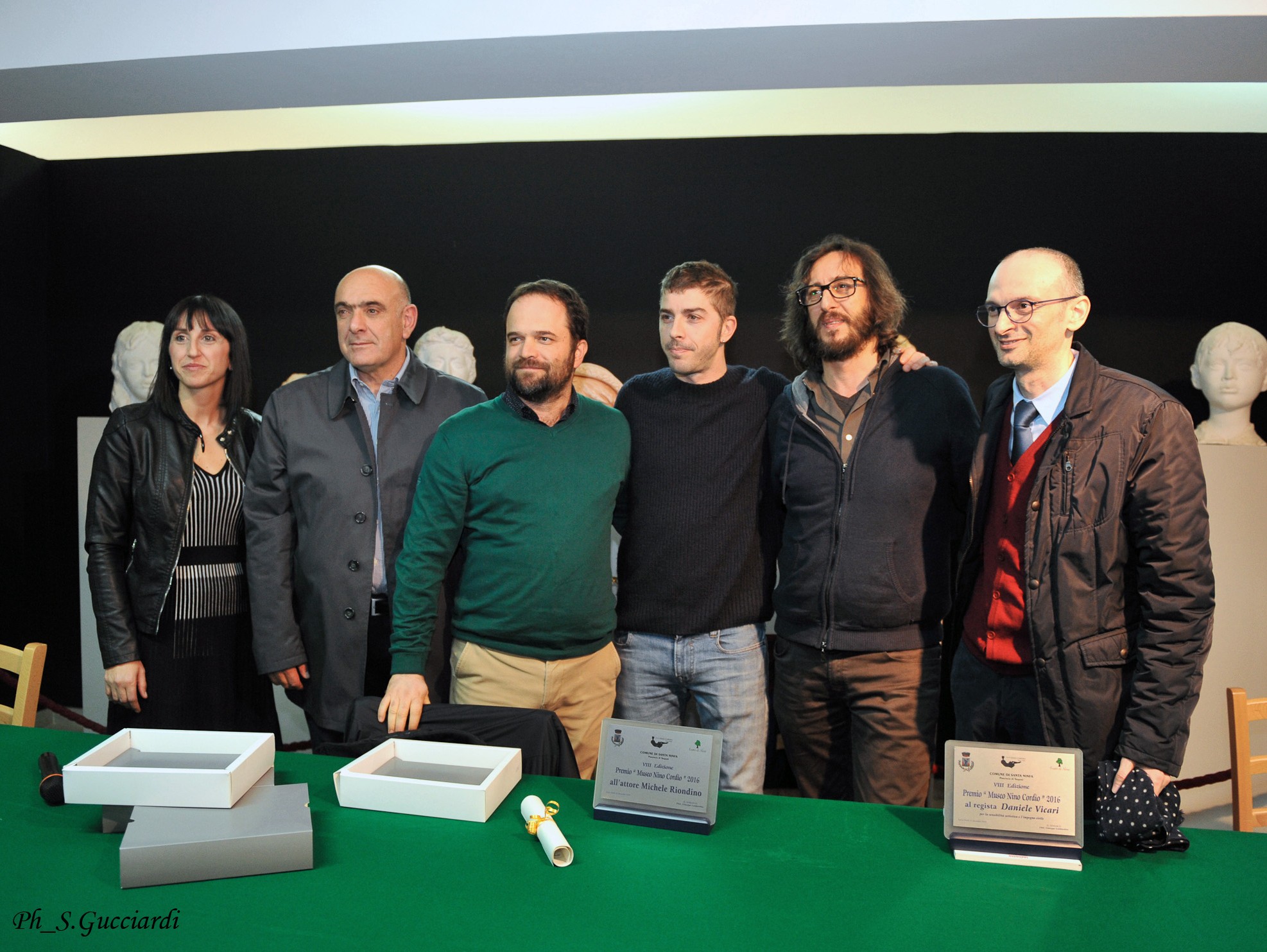 Immagine articolo: Santa Ninfa: Consegnato a Michele Riondino il premio "Cordio"