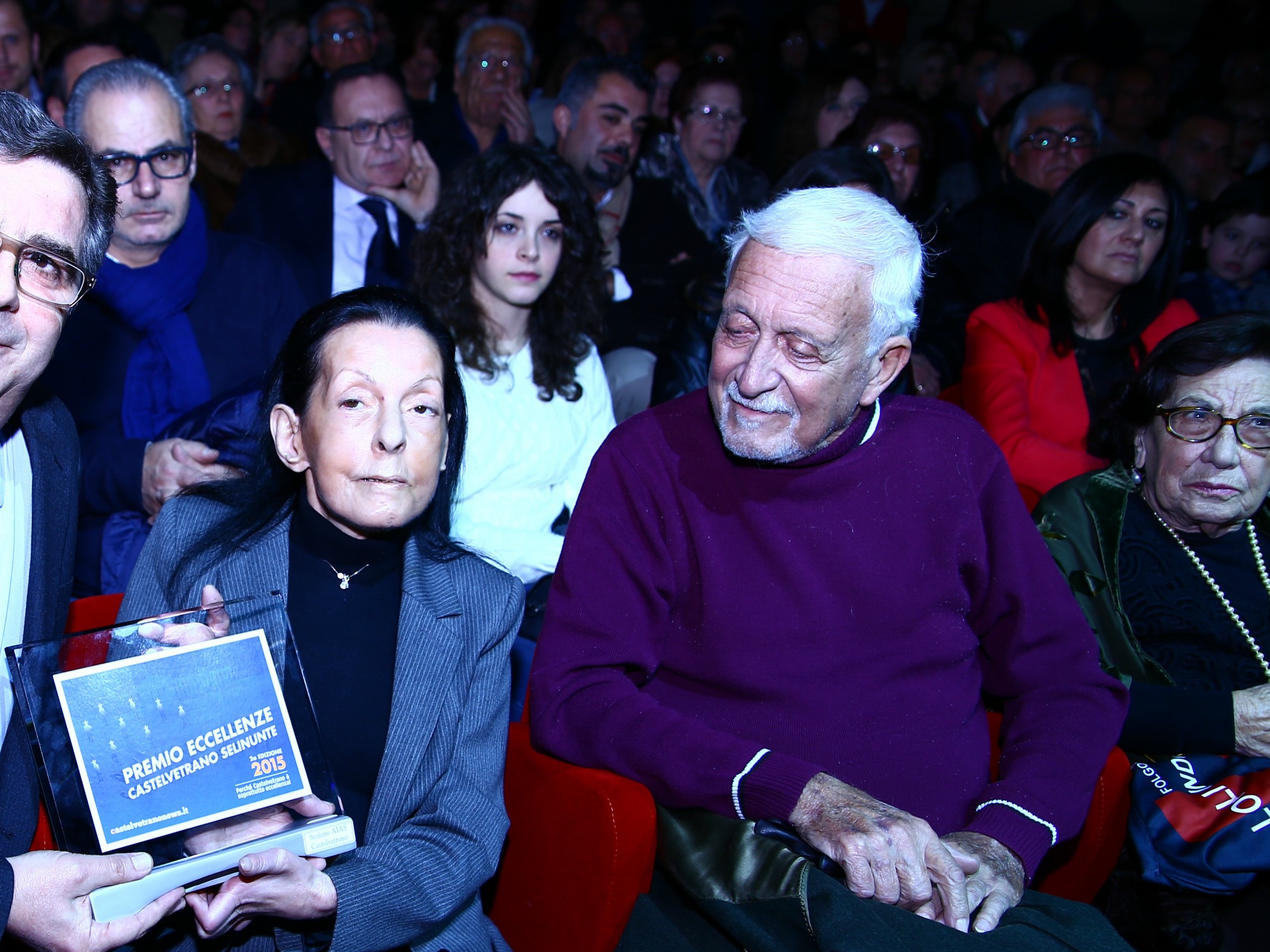 Angela Puleo ed Elio Zuccarello ritirano il Premio Eccellenze 2015