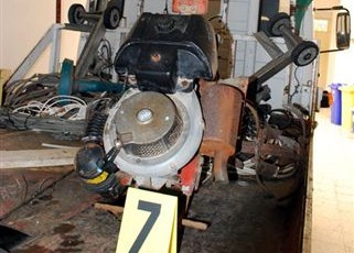 La refurtiva rinvenuta dagli agenti di P.S. La refurtiva rinvenuta dagli agenti di P.S.