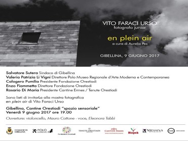 Immagine articolo: Gibellina, venerdì 9 Giugno alle Cantine Orestiadi, la mostra fotografica "En Plein Air" 