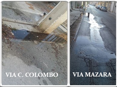 Immagine articolo: CVetrano, spreco d'acqua in via Colombo e via Mazara. Comune affida lavori di manutenzione della rete idrica