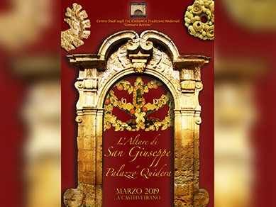 Immagine articolo: CVetrano, il prossimo marzo, a Palazzo Quidera, approderà il tradizionale “Altare di San Giuseppe”