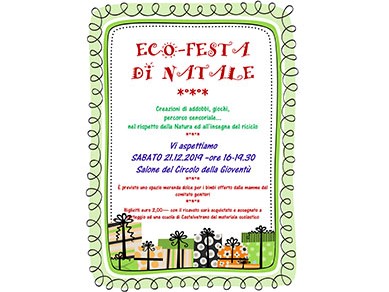 Immagine articolo: CVetrano, Sabato 21 appuntamento con Eco Festa del Natale a cura del Comitato Genitori
