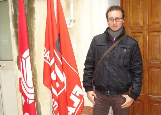 Il segretario della Camera del Lavoro di Castelvetrano Gaspare Giaramita Il segretario della Camera del Lavoro di Castelvetrano Gaspare Giaramita