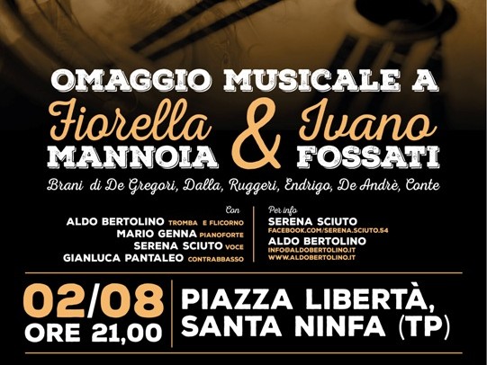 Immagine articolo: Santa Ninfa: Concerto-omaggio a Fossati e Mannoia