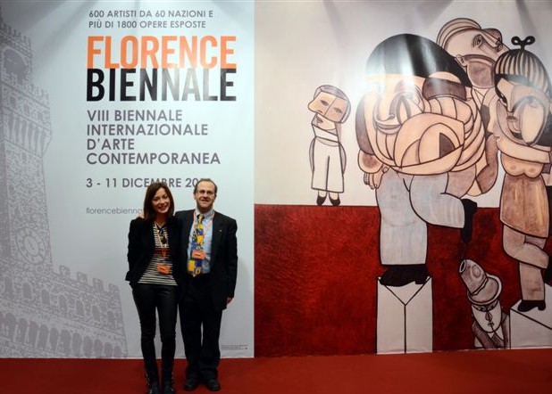 Vincenzo Agate di Castelvetrano e Miriam Orlando di Alcamo, premiati alla Biennale di Firenze Vincenzo Agate di Castelvetrano e Miriam Orlando di Alcamo, premiati alla Biennale di Firenze