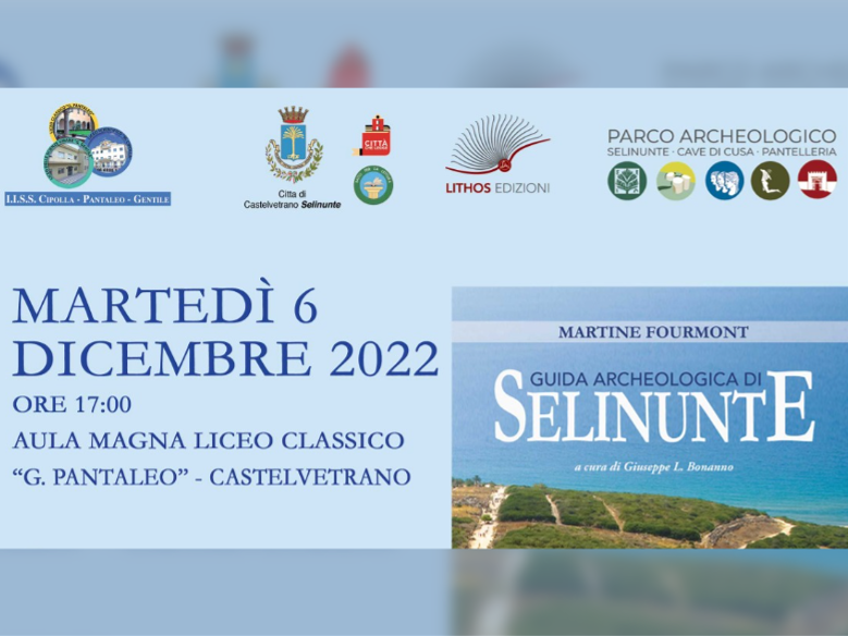 Immagine articolo: Castelvetrano, questo pomeriggio al Liceo Classico presentazione "Guida archeologica di Selinunte" Immagine articolo: Castelvetrano, questo pomeriggio al Liceo Classico presentazione "Guida archeologica di Selinunte"