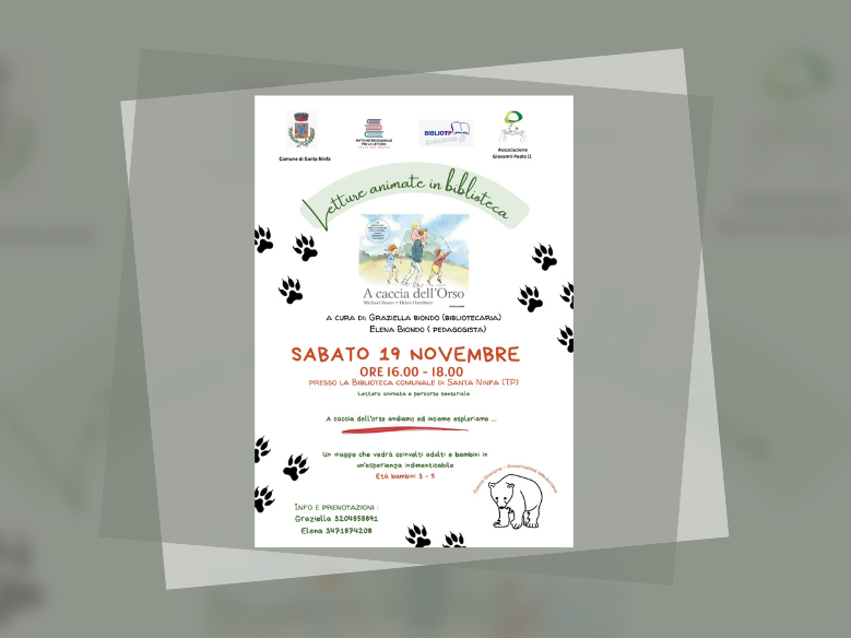 Immagine articolo: Santa Ninfa, nuovo appuntamento con le «narrazioni animate» in biblioteca Immagine articolo: Santa Ninfa, nuovo appuntamento con le «narrazioni animate» in biblioteca