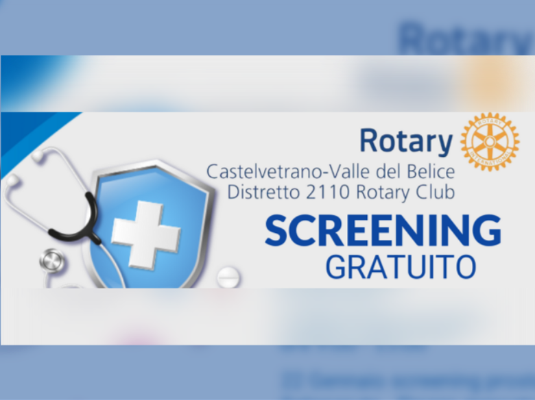 Immagine articolo: Rotary Club Castelvetrano effettuerà screening gratuiti. Ecco quando e dove Immagine articolo: Rotary Club Castelvetrano effettuerà screening gratuiti. Ecco quando e dove