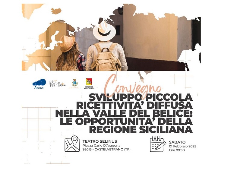 Immagine articolo: Piccola ricettività diffusa, convegno sabato al Teatro Selinus Immagine articolo: Piccola ricettività diffusa, convegno sabato al Teatro Selinus