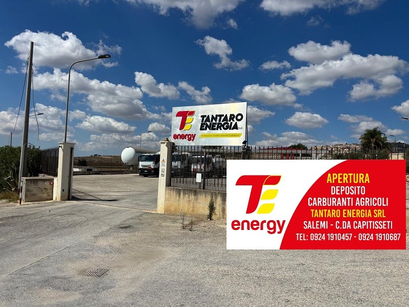 Immagine articolo: Tantaro Energia, nuovo deposito di carburanti agricoli a Salemi in c.da Capitisseti con consegna a domicilio Immagine articolo: Tantaro Energia, nuovo deposito di carburanti agricoli a Salemi in c.da Capitisseti con consegna a domicilio