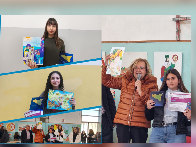 Immagine articolo: Premiate alunne dell’I.C. Lombardo Radice-Pappalardo al concorso “La Sicilia e le sue meraviglie” Immagine articolo: Premiate alunne dell’I.C. Lombardo Radice-Pappalardo al concorso “La Sicilia e le sue meraviglie”