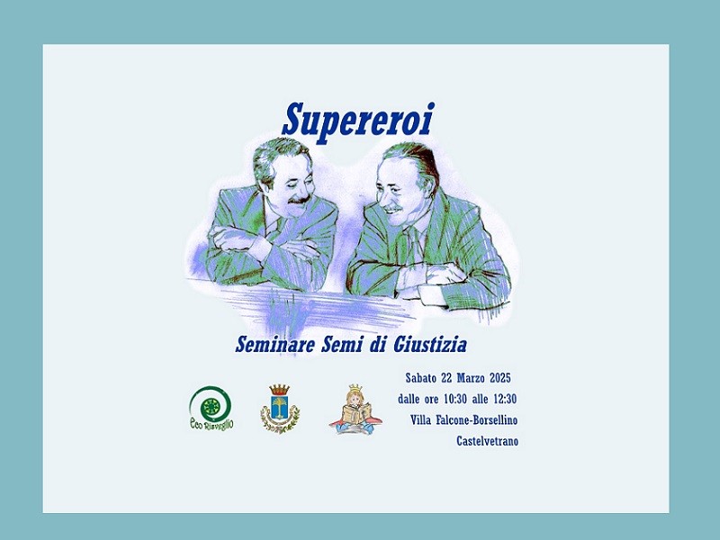 Immagine articolo: Castelvetrano, "Supereroi" alla Villa Falcone e Borsellino sabato 22 marzo Immagine articolo: Castelvetrano, "Supereroi" alla Villa Falcone e Borsellino sabato 22 marzo
