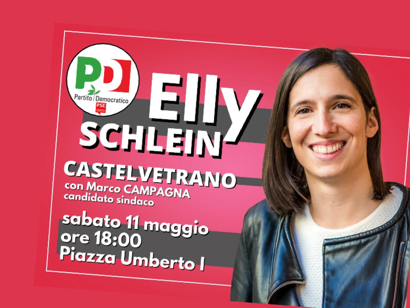 Immagine articolo: Elly Schlein a Castelvetrano per sostenere Marco Campagna candidato sindaco