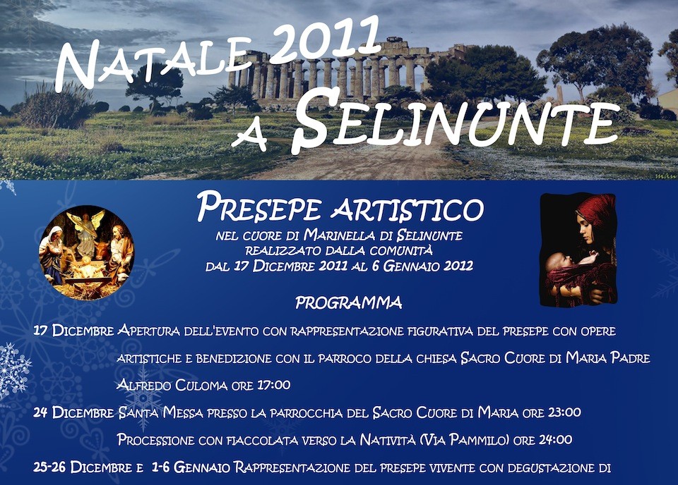 Immagine articolo: Il presepe a Selinunte e a Triscina, concerti a Castelvetrano. Ecco il programma natalizio