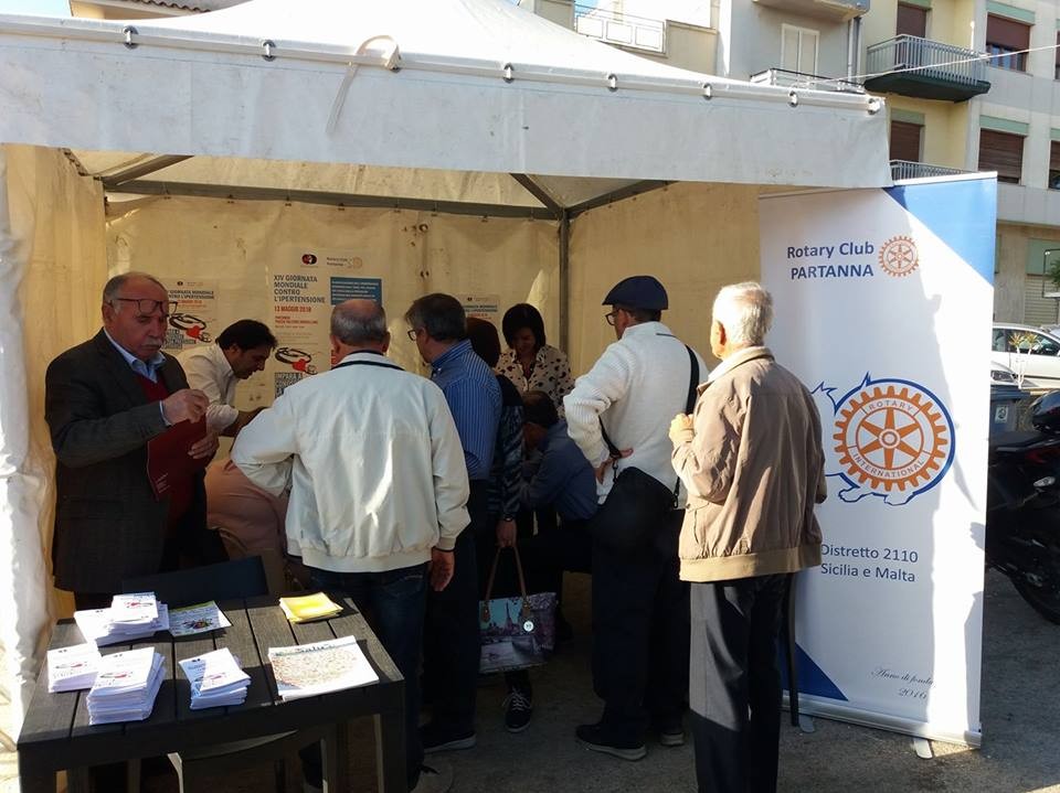 Immagine articolo: Partanna, il Rotary Club in piazza per la Giornata Mondiale contro l’Ipertensione Arteriosa