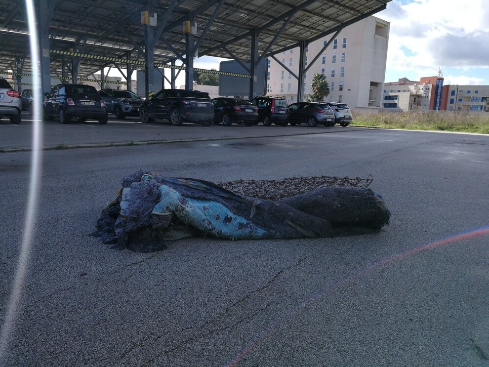 Immagine articolo: Il lettore scrive: "Materasso abbandonato nel parcheggio comunale. Segnale di mancato rispetto"