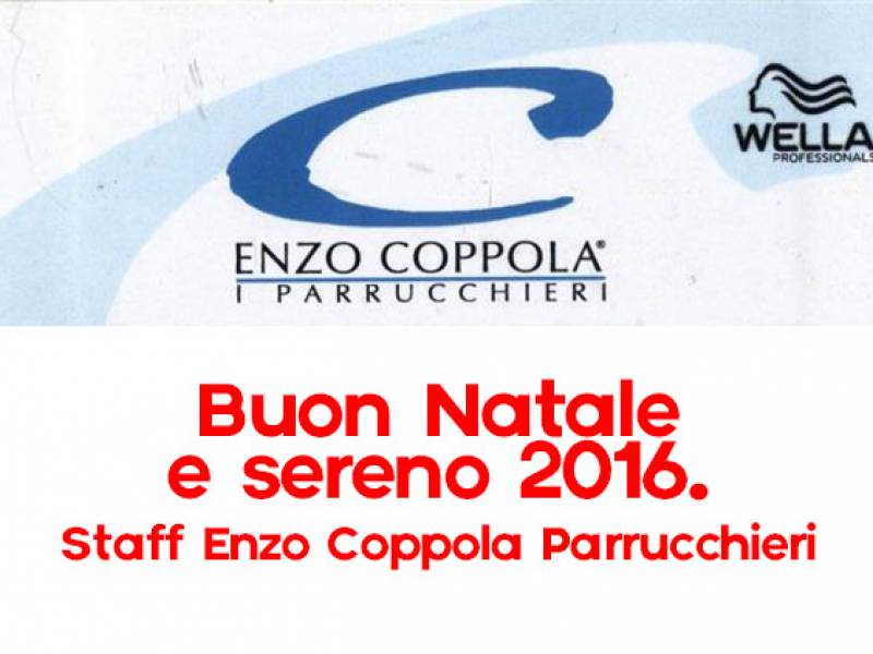 Immagine articolo: Gli auguri di un sereno Natale e felice Anno Nuovo dello Staff Enzo Coppola Parrucchieri