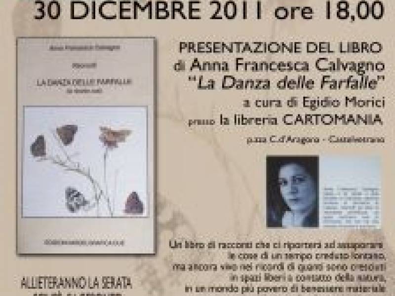 Immagine articolo: Presentazione del libro "La Danza delle Farfalle"