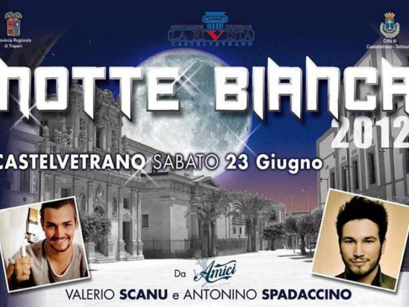 Immagine articolo: Il 23 giugno è "Notte Bianca", negozi aperti e in piazza i cantanti di Amici, Scanu e Spadaccino