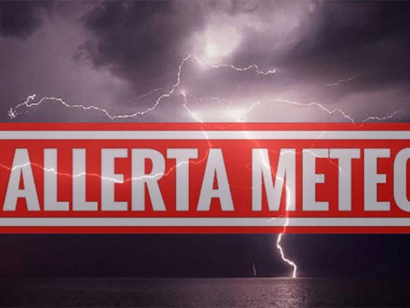 Avviso Di Allerta Meteo Gialla Per Questa Notte E Domani. Massima ...