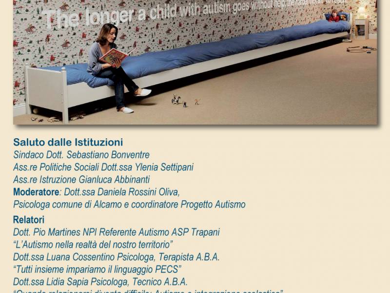 Immagine articolo: Alcamo, Progetto Autismo "Oltre il Labirinto", lunedi’ 10 giugno ore 15.30 Centro Congressi Marconi