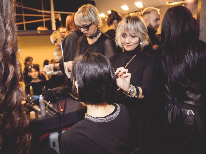 Immagine articolo: Partanna, Cetty hair boutique presente come protagonista nei backstage della Women’s Fashion Week FW 2023/2024