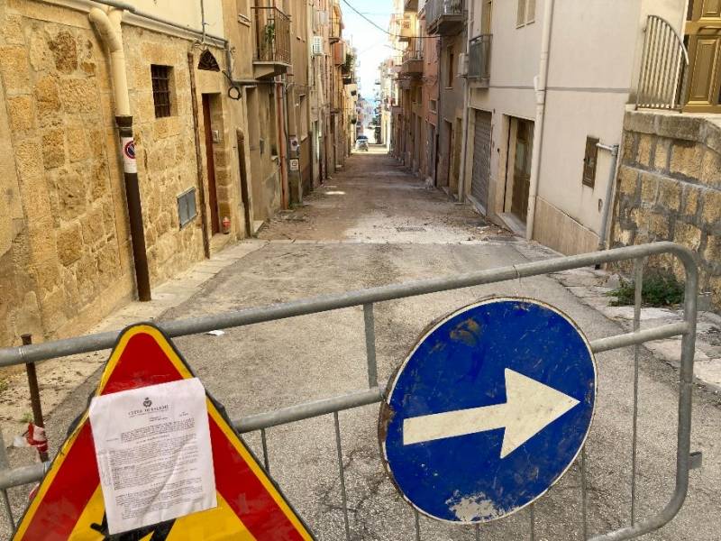 Immagine articolo: Salemi, lavori di manutenzione in via Santa Croce