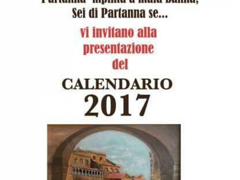 Immagine articolo: Domani a Partanna la presentazione del Calendario 2017 "Partanna 'mpinta a mala banna"