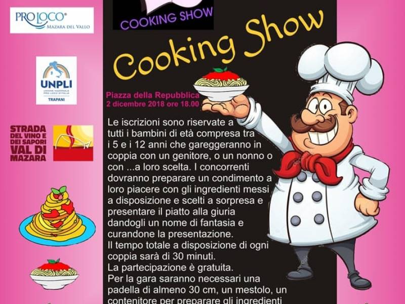 Immagine articolo: Tutto pronto a Mazara per il ‘Cooking Show’, competizione gastronomica a coppie. Prenotazione gratuita