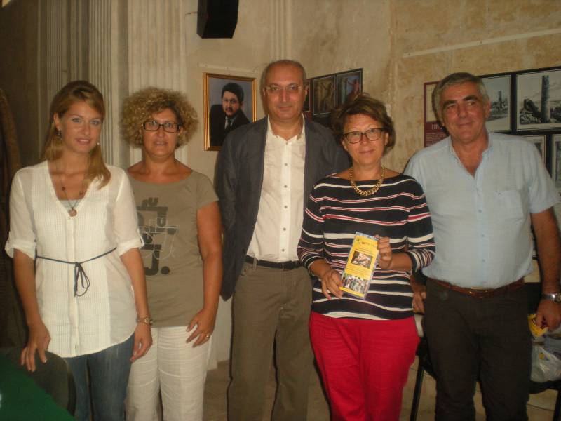 Nella foto da sinistra: Ivana Di Liberto, Marisa Oliveri, Gaspare Blunda, Francesca Catania, Giuseppe Barresi.