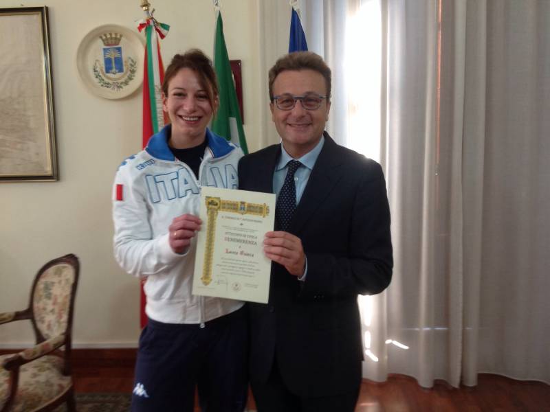 Immagine articolo: L'atleta castelvetranese Loreta Gulotta indosserà nelle sue maglie il logo di Castelvetrano