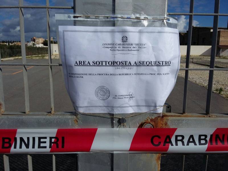 Immagine articolo: Sequestro dell’elipista di Campobello di Mazara. Castiglione: " Ancora una volta i riflettori sulla nostra città per fatti certamente non positivi"