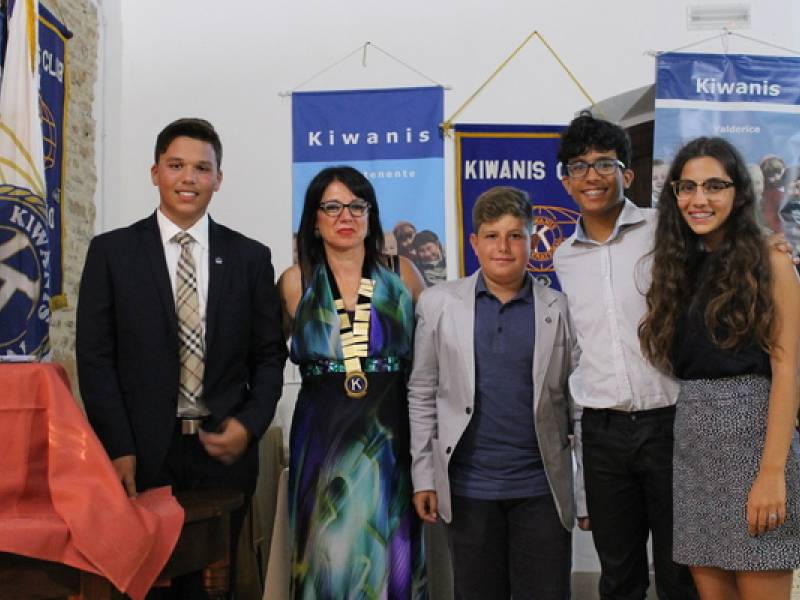 Immagine articolo: 27esima charter per il Kiwanis.Obiettivi raggiunti e importanti temi affrontati nel corso dell'anno