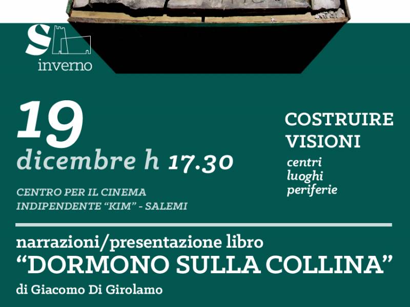 Immagine articolo: Salemi, il 19 dicembre interessante  presentazione del libro "dormono sulla collina"