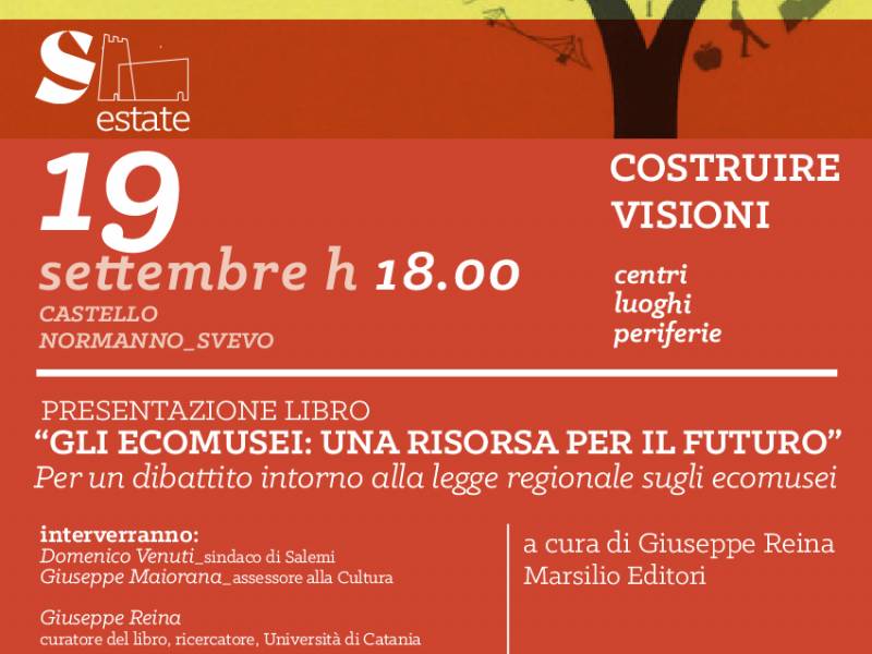 Immagine articolo: "Gli ecomusei: una risorsa per il futuro". Presentazione libro a cura di Giuseppe Reina