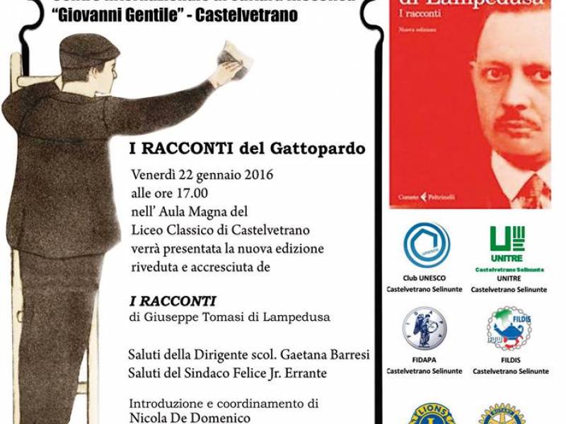 Immagine articolo: Presentazione volume Tomasi di Lampedusa a Castelvetrano