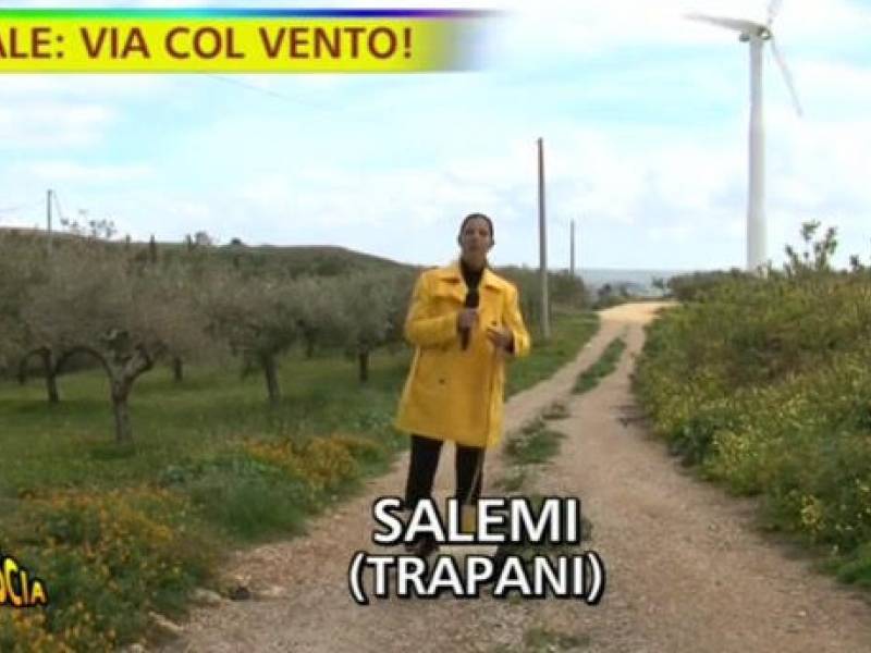 Immagine articolo: Salemi, le pale eoliche rumorose in onda su Striscia la Notizia. Rivedi qui il VIDEO