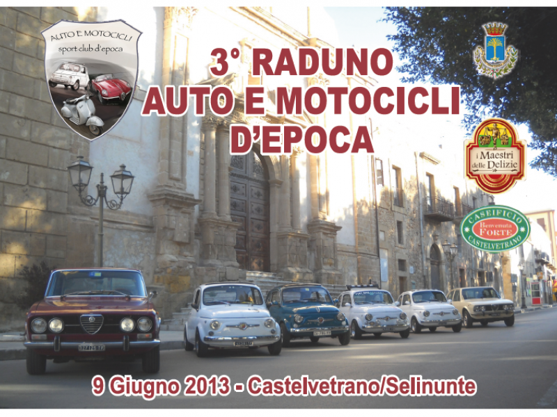 Immagine articolo: Castelvetrano, 3° raduno di moto e auto d'epoca. Il 9 Giugno partenza da Belicittà