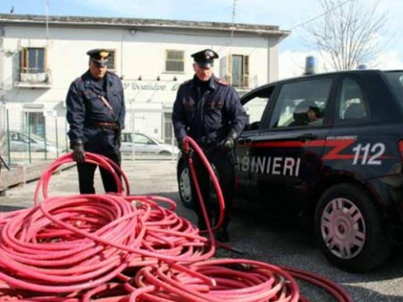 Immagine articolo: Gibellina, Carabinieri sventano furto di rame