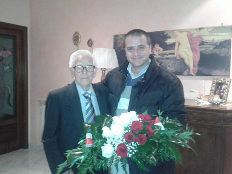 Immagine articolo: Partanna, 1914 - 2014. I 100 anni di nonno Domenico e il "segreto" della sua longevità    